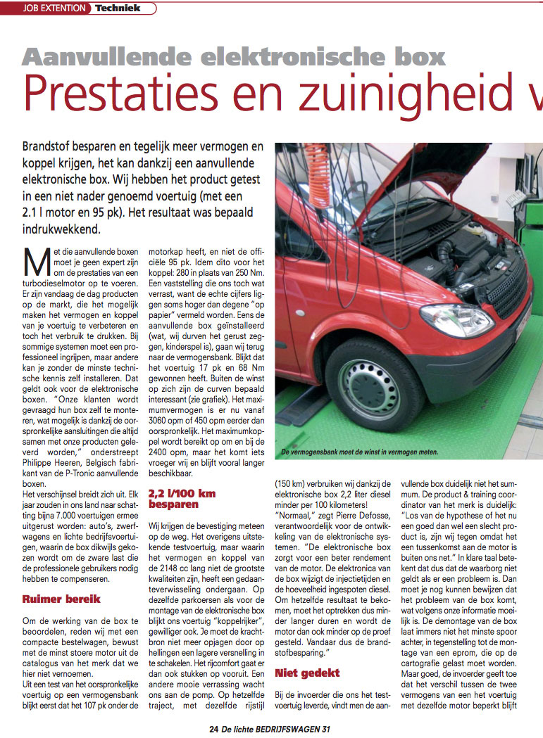 Prueba en una furgoneta Mercedes Vito CDI